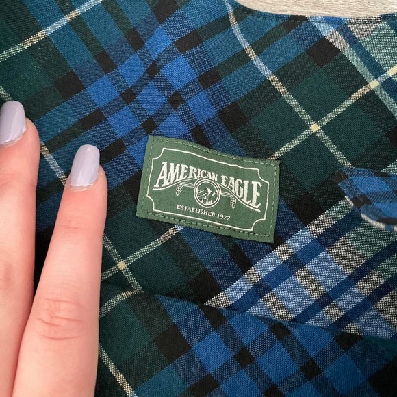 Plaid pleated skirt size small - Picture 4 of 5